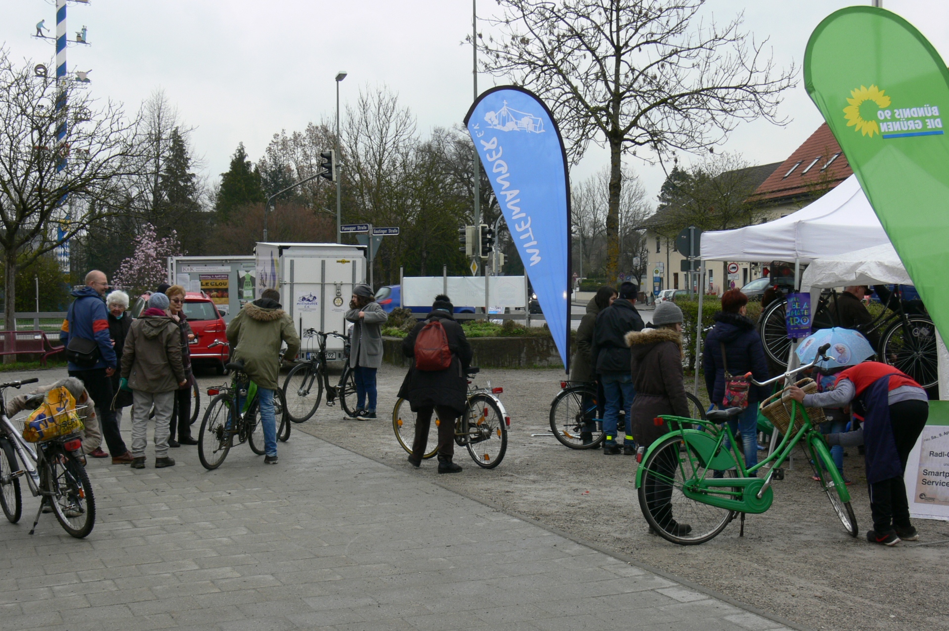 gemälde das blaue team fahrrad rennen1986